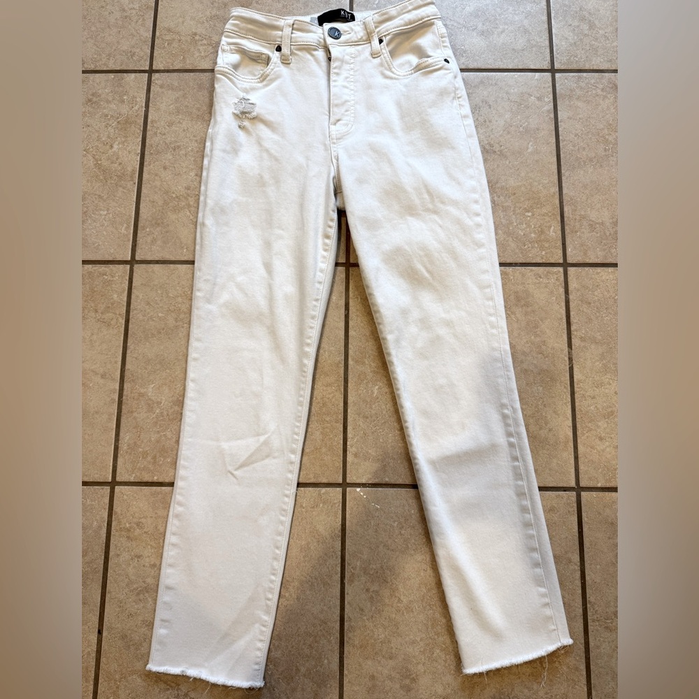 KUT From The Kloth white jeans